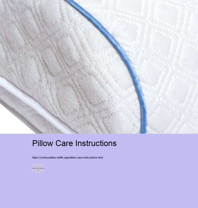 How to Create the Perfect Sleeping Environment with a Memory Foam Contour Pillow 